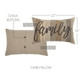 thumbnail image 7 of VHC Brands Sawyer Mill™ 'Family' Pillow, Charcoal, 14x22, 7 of 7