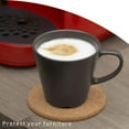 thumbnail image 4 of JIAIA 16-Piece Absorbent Cork Marble Style Drink Coaster Set with Holder, 4 of 4