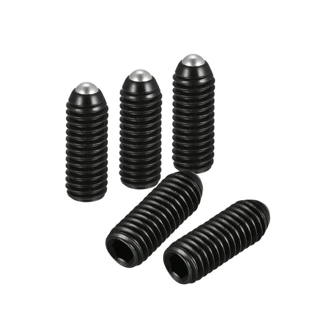 Unique Bargains Vis à Bille, M6 x 16mm Acier au Carbone Métrique Ressort Douille Hexagonale Vis à Vis 5 Pack
