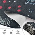 thumbnail image 4 of Christmas Leaves Runner Rug Non-Slip Area Rugs Linen Washable Non Shedding for Kitchen Bedroom Carpet, 4 of 8
