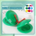 thumbnail image 3 of SHINYPASING 12Pcs Light Blue Kids Castanets for Early Education and Giving Musical Instruments, 3 of 6