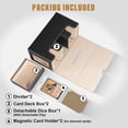 thumbnail image 4 of Caja de almacenamiento de tarjetas coleccionables Kabinka para MTG con 2 soportes, color negro, 4 of 6