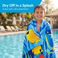 thumbnail image 4 of REGALWOVEN Oversized Beach Towel, Quick Dry and Lightweight Pool Towels for Travel, Sport, Camping Cartoon-Pattern 28" x 56", 4 of 7