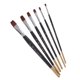 thumbnail image 5 of Juego de 6 Pinceles de Pintura Sunnimix Mango Corto Nylon Cabellos, 5 of 6