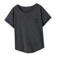 thumbnail image 4 of Camiseta básica para mujer Yuyangstore Ropa deportiva cuello redondo S, 4 of 8
