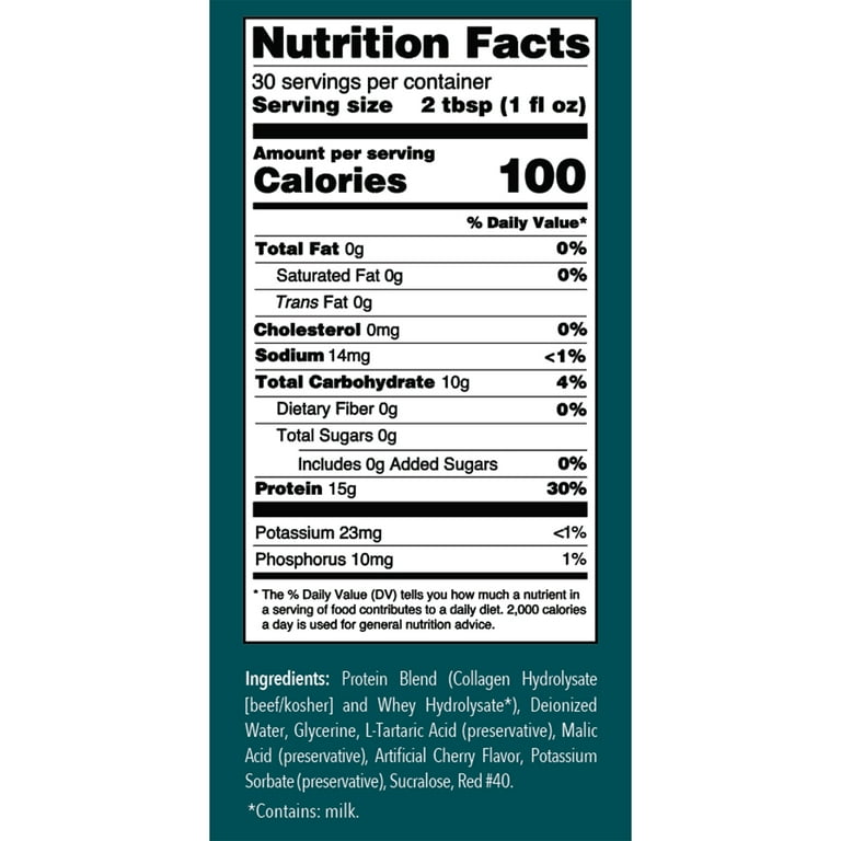 ProHeal Wound Healing Supplement Drink, Cherry Flavor, Collagen