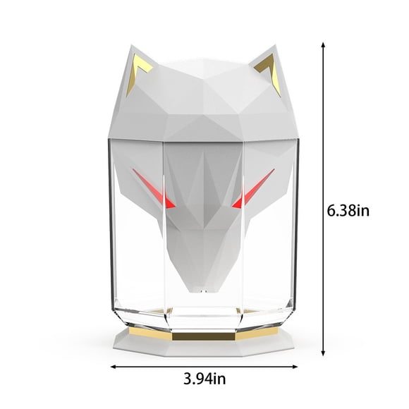 Wolf Humidifier,3D Geometry Diy War Wolf Model Heavy Humidifier