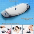 thumbnail image 6 of MOONORAH Lumbar Support Pillow for Bed, Memory Foam Ergonomic Lower Back Support Waist Pillow for Side Back and Stomach Sleepers, Wedge Lumbar Pillow with Removable Washable Cover, 6 of 8