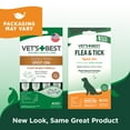 thumbnail image 2 of Vet's Best Flea and Tick Spot-on Drops, Topical Flea and Tick Prevention for Dogs - Plant-Based Formula - Certified Natural Oils - For Large Dogs - 4 Month Supply, 2 of 8