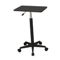 thumbnail image 4 of Luzkey Overbed Table, Movable Bedside Table Computer Desk Study Desk Standing Laptop Desk Adjustable Height for Kids Bedroom Nursery Black 85 to 107cm, 4 of 8