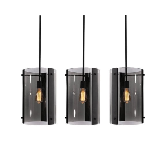 DNAP10MBBKLNR3 AFX Dana - 3 Light Pendant-15.5 Inch Tall and 36 Inch Wide