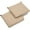 Sandstone, variant on Blazing Needles Outdoor Spun Poly 19-Inch by 20-Inch by 3-1/2-Inch All Weather UV Resistant Zippered Cushions, Sandstone, Set of 2