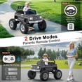 thumbnail image 2 of 24V Ride on Car 2 Seater, Licensed Chevrolet Cheyenne Powered Ride on Toy Truck with Remote Control, 4 Wheels Electric Vehicle Giftable Toy Car for Kids Aged 3-8, Spring Suspension, Grey, 2 of 10