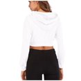 thumbnail image 4 of MuZeFu Essentials Hoodies for Women Fashion Women's Round-Neck Pullover Tops Long Sleeve Hooded Blouse Sweatshirt, 4 of 8
