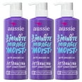 thumbnail image 2 of Aussie Paraben-Free Miracle Moist 3 Minute Miracle Conditioner w/ Avocado, 16.0 fl oz, 3 Pack, 2 of 11