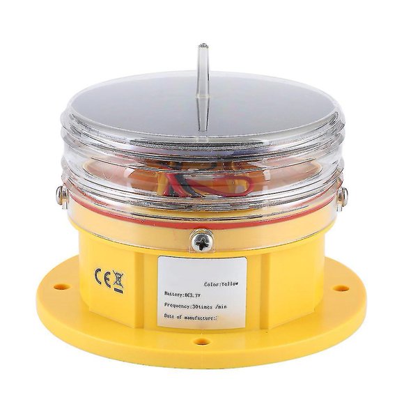 Solar Power Sidelight Ip68 Waterproof Led Ship Marine Dock Barge Safety Beacon Flashing Light 360 Lighting