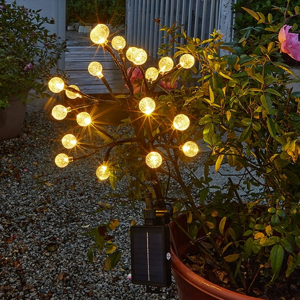 Lampe Solaire Extérieur-12 Pièces 16 LEDs-Lumière Solaire Extérieur