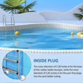 thumbnail image 4 of 2-Pack Outside Pool Ladder Bumpers for Inground Pool ,Pool Ladder Rubber End Caps Fit 1.9in Standard Swimming Pool Ladder Tubing, 4 of 5