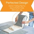thumbnail image 5 of The Original Foldable Storage Organizer for Bedding & Linens | Twin/Full Size | Blush | 2-Pack, 5 of 5