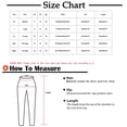 thumbnail image 3 of Women's Printed Sweatpants Casual Thermal High Waist Elastic Waist Plush Thickened Fleece Lined Soft Comforts Long Pants Gray XXXL, 3 of 7