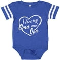 thumbnail image 3 of Inktastic I Love My Oma and Opa in White Chalk Heart Boys or Girls Baby Bodysuit, 3 of 5