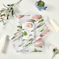 thumbnail image 5 of Coolnut 3 PCS Towel Valentine's Day Mother's Day Red Hearte Love Cotton Bath Towel Set (1 Bath Towel, 1 Hand Towel, 1 Washcloth) for Bathroom, Super Soft and Quick Dry Towels, 5 of 6