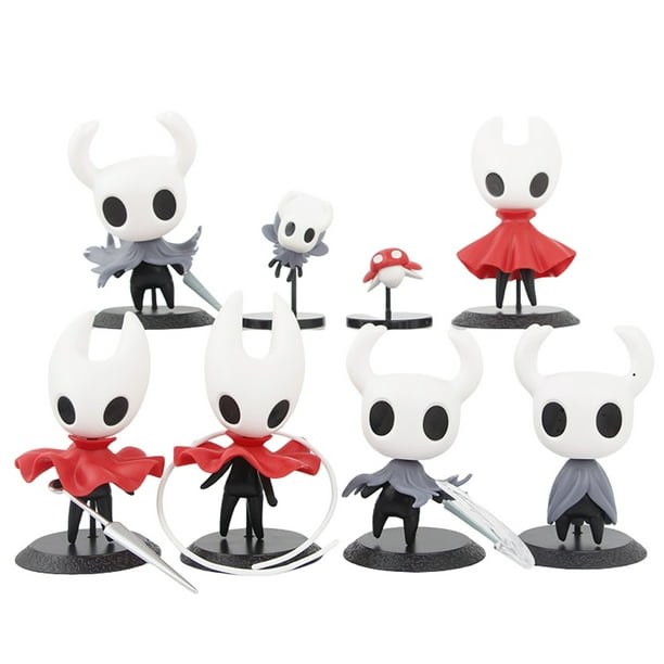KEVCHE 8 Piezas Hollow Knight Figura Juguete Hollow Knight Juego Decoración de Escritorio Knight Figura Edad 3+