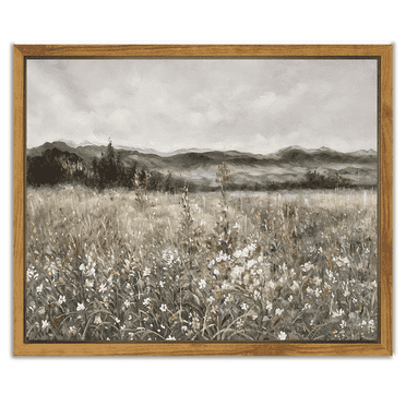 Drsoum Vintage 24x36in Natural Landscape Canvas Wall Art Prairie in Full Bloom Classic Wall Prints Modern Farmhouse Dining Rooms Bedroom Living Rooms Decor