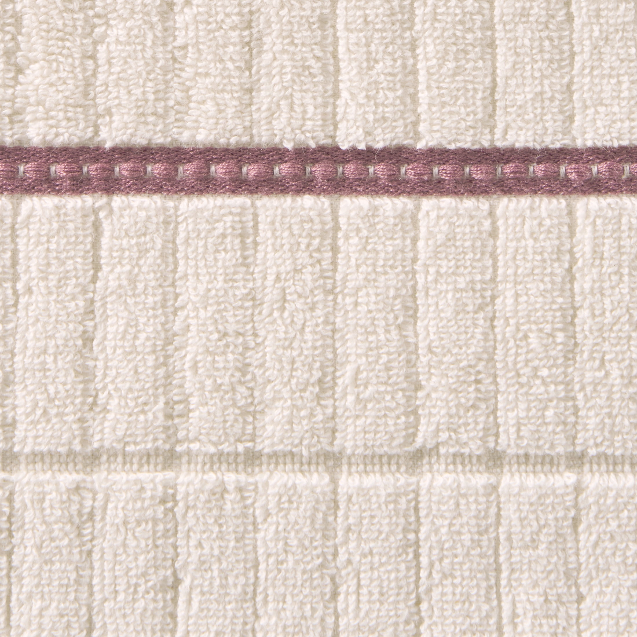 Better Homes & Gardens Soft Cotton Textured 4 Piece Bath Towel Set,Violet Gem