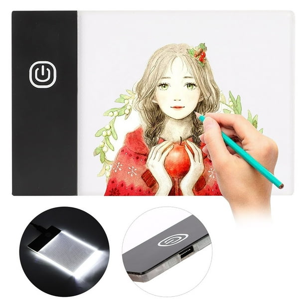 Panneau Lumineux LED Mince A6 Avec Support Antidérapant - Table Lumineuse Pour Calligraphie, Peinture Et Animation