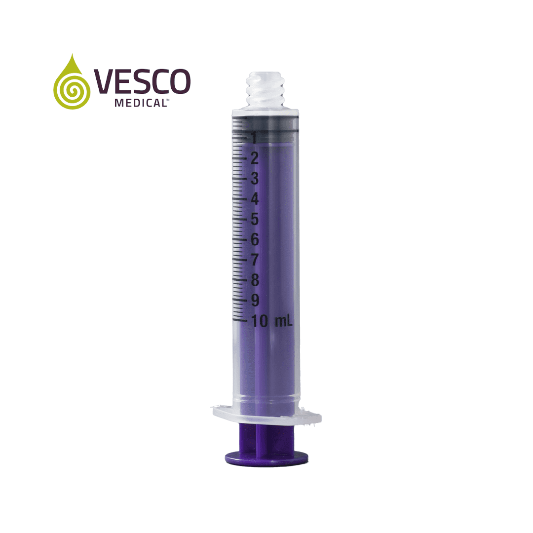 Vesco Medical ENFit® Syringe, 10ml (Pack of 50)