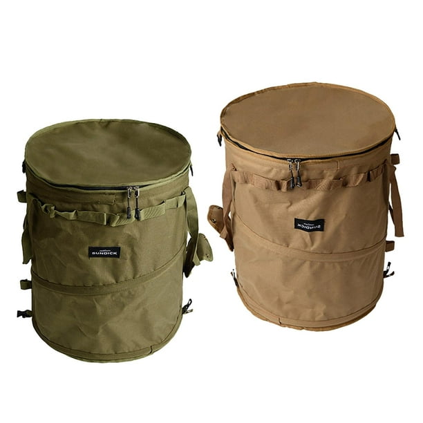 Cubo de basura plegable Sunnimix 2 uds 62L para acampar