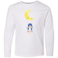 thumbnail image 3 of Inktastic Cute Fairy, Fairy On The Moon, Fairy On A Swing Long Sleeve Youth T-Shirt, 3 of 5