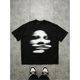 thumbnail image 1 of Men Abstract Print Short Sleeve Casual T-Shirt, Suitable For Summer, 100% Cotton Fabric, 1 of 8