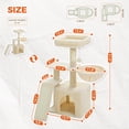 thumbnail image 4 of Árbol para Gatos PETEPELA Pequeño para Gatos de Interior con Rampa para Rascar, 4 of 8
