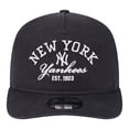 thumbnail image 2 of Men's New Era Navy New York Yankees Stacked 19TWENTY Adjustable Hat, 2 of 5