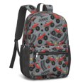 thumbnail image 2 of Monster Cartoon Truck Gray Pattern 17" School Backpacks for Teens,Waterproof Oxford Fabric,S-Shape Padded Straps for School,Travel,Hiking,Camping, 2 of 6