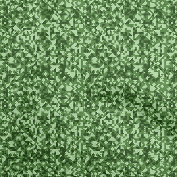 oneOone Cotton Cambric Green Fabric Abstract Sewing Fabric By The Yard Printed Diy Clothing Sewing Supplies 56 Inch Wide