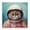 Astronaut Cat Space_v1, variant on Stupell Industries Eclectic Bear in Space Suit Black Framed Giclee Art, 12 x 12, by Lazar Studio