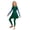 Dark Green, variant on Girls Rash Guard Pool Beach Swimwear 2 Piece Swimsuit Purple 8