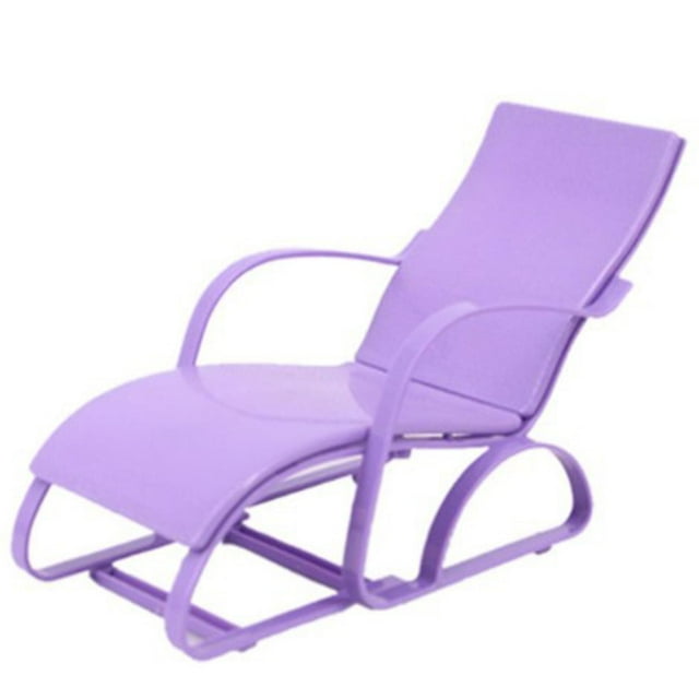 Silla de simulación 1:6 Sunnimix Muebles decoración de dormitorio modelo de Silla Violeta