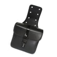 thumbnail image 2 of 1 par de bolsas laterales para motocicleta, alforjas impermeables de cuero PU, bolsas colgantes para modificación de coche, color negro, 2 of 3