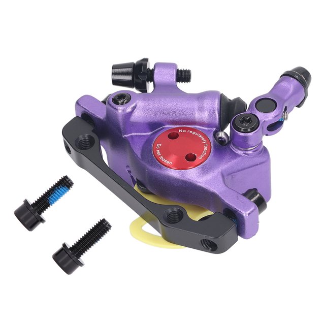 Pinzas de freno de disco para patinete eléctrico, de aleación de aluminio, de respuesta rápida, de repuesto para Xiaomi Mi M365pro Pro2, color morado.