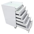 thumbnail image 4 of INTBUYING 5 Drawers Mobile Cabinet Cart Dental Movable Office Storage Cabinet, 4 of 9