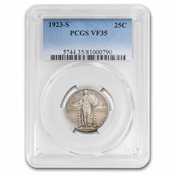 1923-S Standing Liberty Quarter VF-35 PCGS