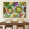 thumbnail image 3 of Canvas Print Wall Art Vegan Keto Healthy Avocado Lettuce Salad Food & Cooking Kitchen Photography Realism Decorative Scenic Rustic Zen Calm Colorful for Living Room, Bedroom, Office - 12"x18", 3 of 5