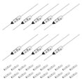 thumbnail image 1 of Uxcell 10 Pcs Metal Temperature Thermal Fuse SF130 130C 266F 10A 250V Cutoff Thermal Fuse con 20 Pcs BN1.25 Conector de Terminales Desnudos, 1 of 6