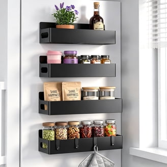 【Zevro】Magnetic Wall-Mounted Spice Rack Zevro Zero Gravity Silver Magnetic Wall-Mounted Spice Rack - 12