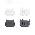 thumbnail image 2 of Cute Cats Toothbrush Covers 4-Pack – Ventilated Plastic Toothbrush Caps, Multicolor Travel Toothbrush Protectors for Bathroom, Office, Camping, 3.15x2.36x0.79 in, 2 of 6