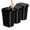 Black, variant on 3 Pack Bathroom Small Trash Can with Lid, 2.6 Gallon Slim Garbage Bin with Pop-Up Lid, 10L Plastic Wastebasket for Bedroom, Office, Kitchen, Toilet (White)